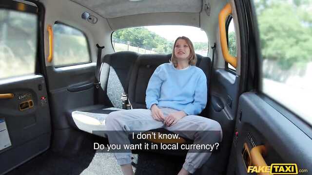 Худышка всегда расплачивается сексом с таксистами