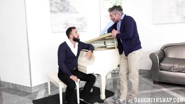 Групповушка в честь выпускного падчериц