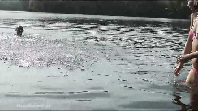 Поехала на озеро, но в попу не дала