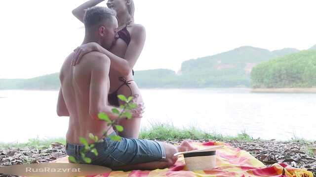 Вечерком на озере так хорошо!