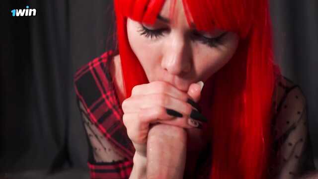 Нарезка спермака в раскрытые ротики