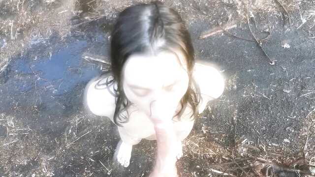 Очень грязная ебля в луже