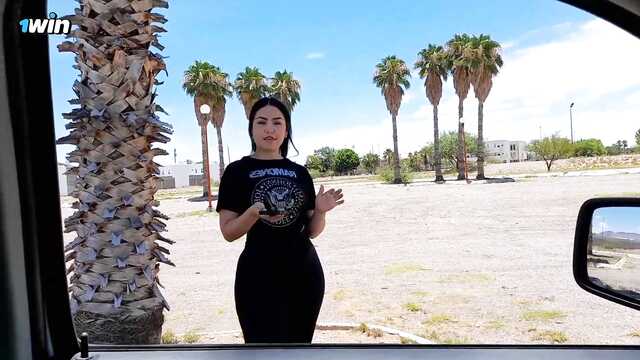 Супер сексуальная девушка делает мне минет в авто