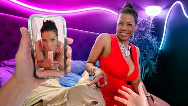 Чернокожая мамочка потеряла контроль