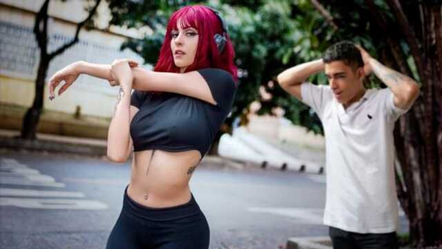 Колумбийская шлюшка на члене тренера