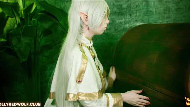 Гиммел трахнул Фрирен, помешанную на тентаклях