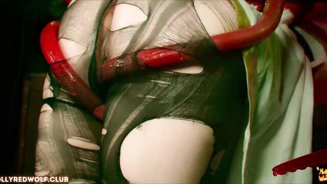 Гиммел трахнул Фрирен, помешанную на тентаклях