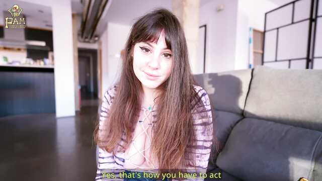 Облизал любимой пизду и выебал перед объективом