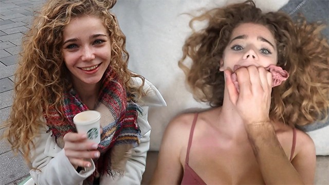 Секси худышка, которая впервые трахается на камеру