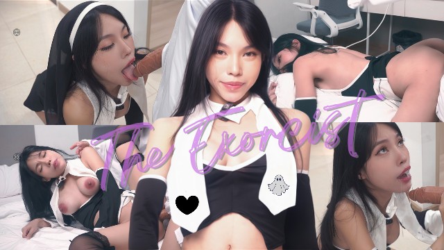 Красивая монашка изгоняет бесов нежным сексом