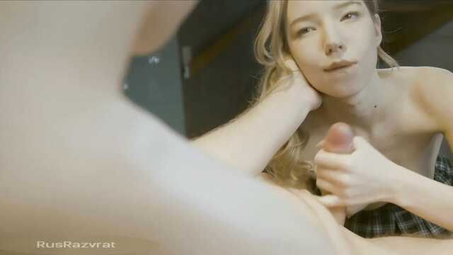 Распутная студентка соблазнила ботаника и дала