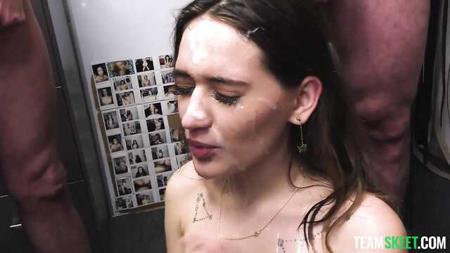 Сборник порно с обильными камшотами на лица