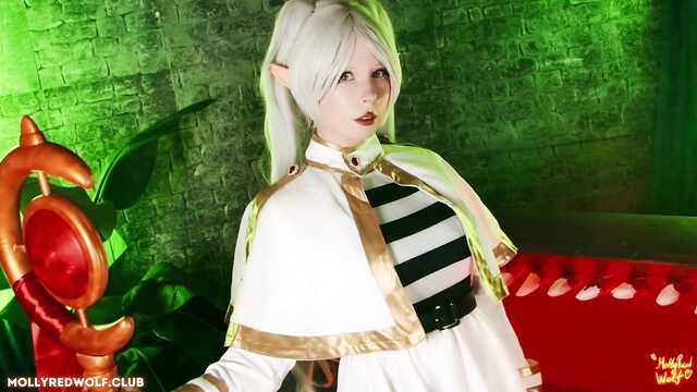 Сексуальная эльфийка предпочитает большие члены