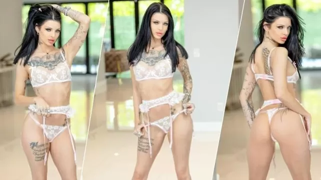 Глубоко засадил между ног непристойной соседке