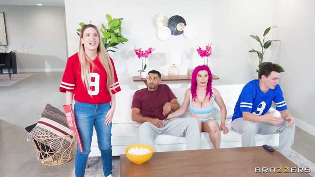 Просмотр футбольного матча пошёл немного не так