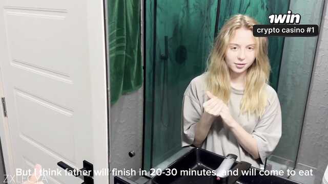 Распутная сестра попросила брата кончить на лицо