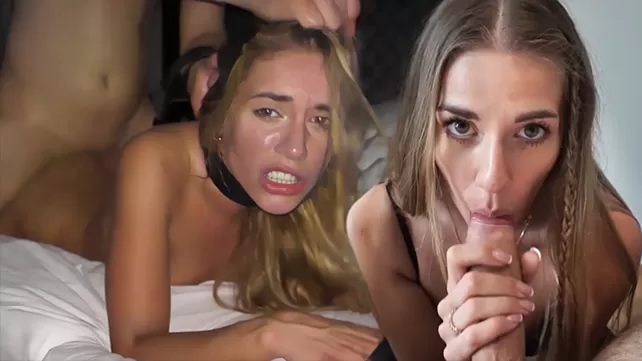 Итальянка не ожидала, что будут ебать так грубо