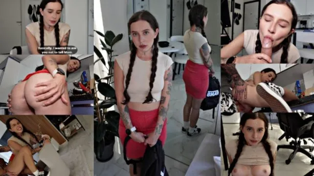 Папа, я получила плохую оценку, накажи меня сексом