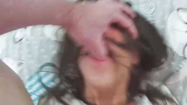 Друг очень жёстко вставляет в задницу моей жене