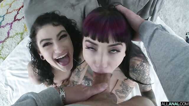 Homme dur a anal deux copines chaudes