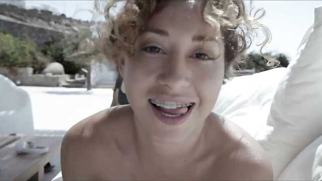 Belo feriado grego de três namoradas