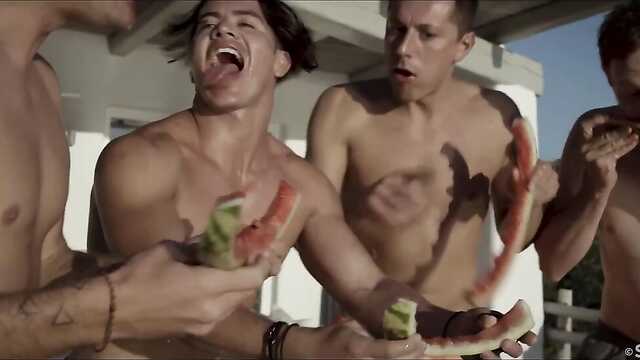 Belo feriado grego de três namoradas