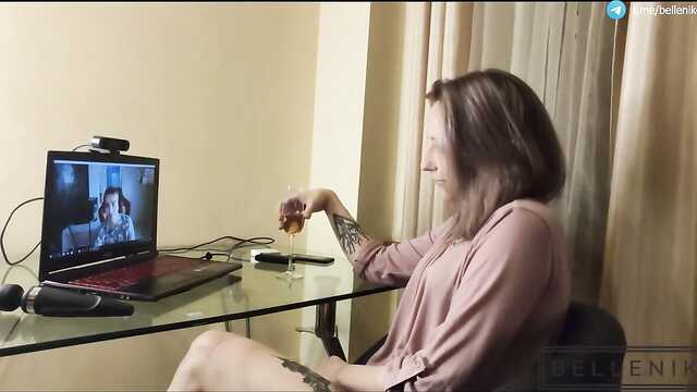 I forgot to turn off Skype and got burned on cheating in front of my wife