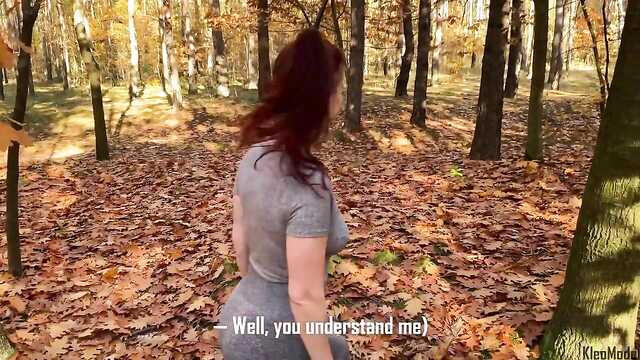 Obiecała nauczyć pickupera jogi, a sama ssała go w krzakach