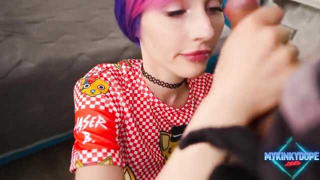 Novia glamorosa chupa no como todas las chicas simples!