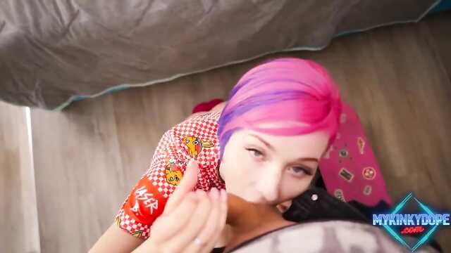 Novia glamorosa chupa no como todas las chicas simples!