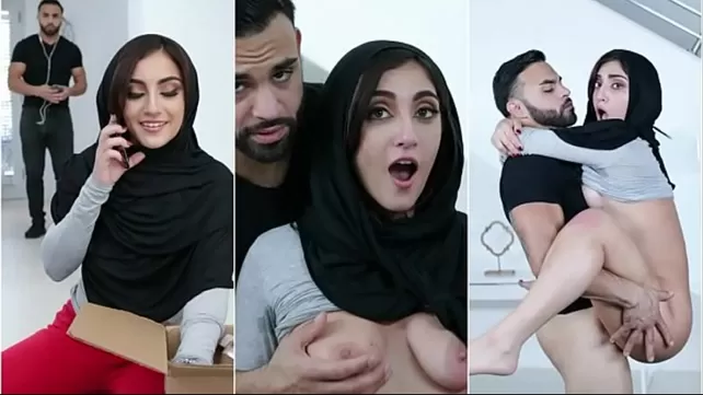 Arab woman got a dick in the crack from a rude man