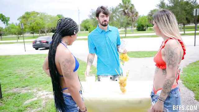 Asian, black and European! Everyone is sucking my dick