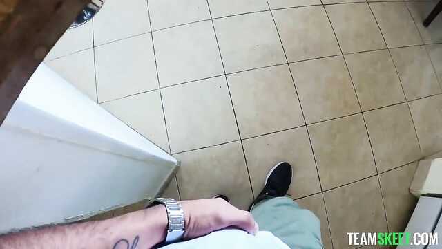 The mermaid let down her blue hair, hoeing a neighbor's cock