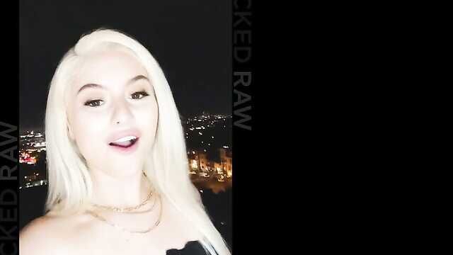 Неотразимый африканский шланг в блондинском проходе.