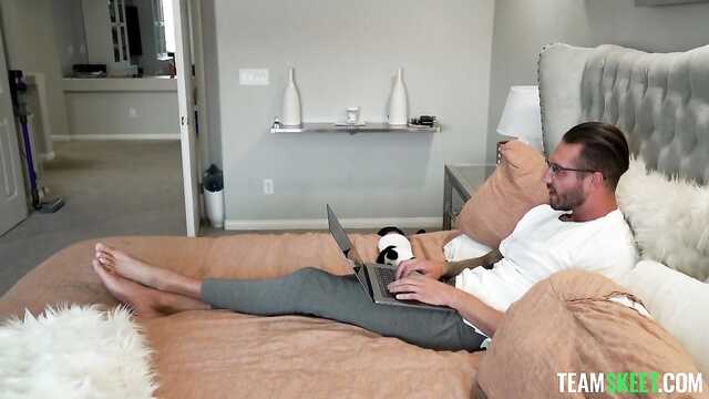 It was fun to put on pajamas and fuck with a man