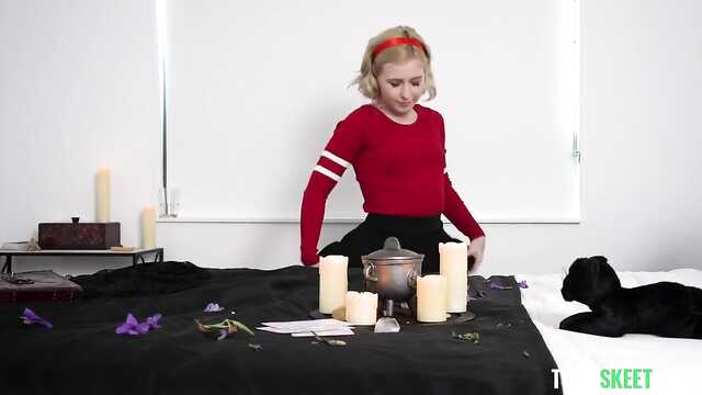 Insidious witch gets fucked with a rebellious athlete