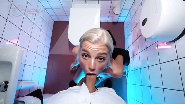 Po koktajlu, palą wykwintne usta baristy w toalecie