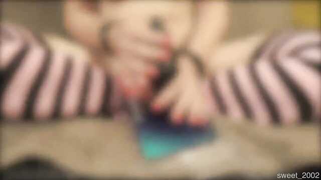 The libertine thanks to the anal plug ends up from masturbation