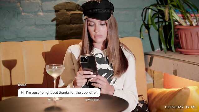 The bartender brought a busty chick and fucked her in the ass