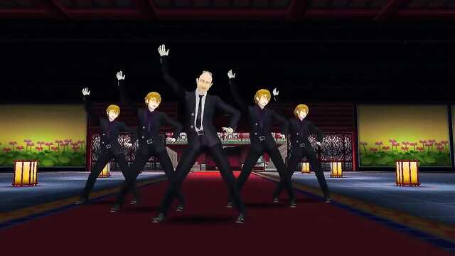 Trío de súcubos a horcajadas por un chico joven