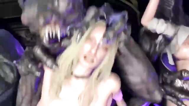 Захватывающее приключение с тройкой сисястых шлюх.