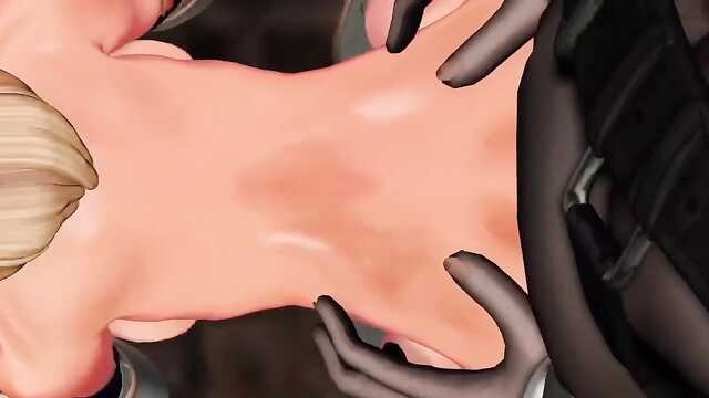 Толпа свиноподобных мутантов жарит принцессу.